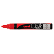 Uni Chalk Marker 1.8-2.5mm Bullet Tip Red PWE5M